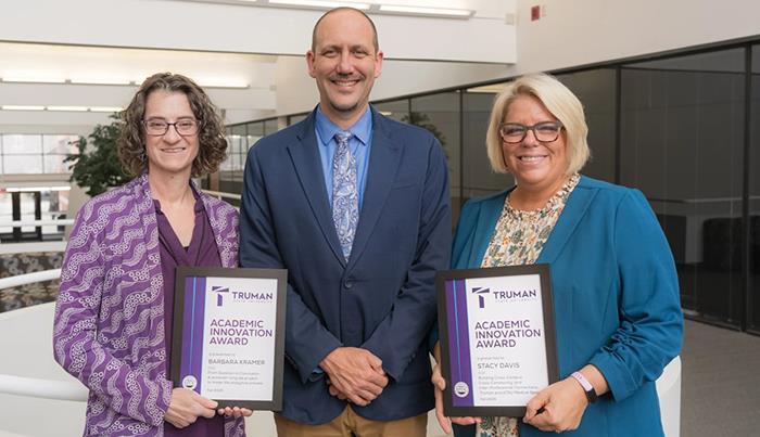 Davis and Kramer Earn Academic Innovation Awards
