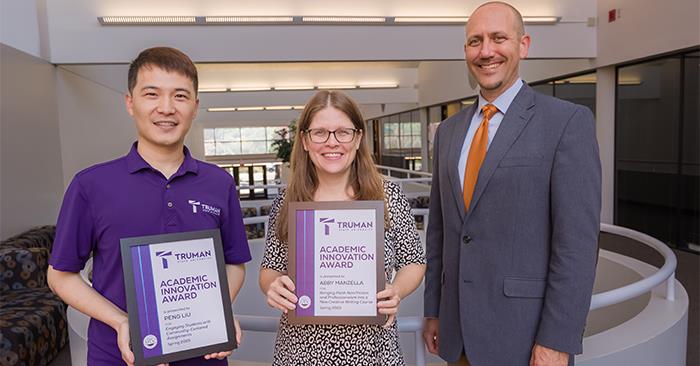 Liu and Manzella Earn Academic Innovation Awards