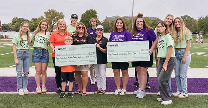 Truman Students Donate to Kirksville Schools and CAPNEMO